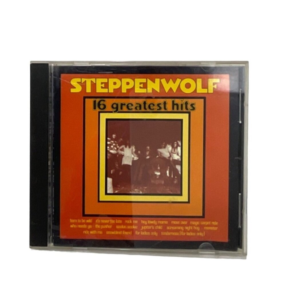Steppenwolf 16 Greatest Hits CD Album 1993 MCA Records Classic Rock Music
